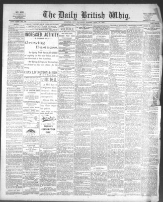 Daily British Whig (1850), 23 Apr 1892