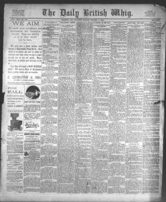 Daily British Whig (1850), 8 Oct 1892