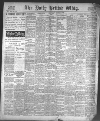 Daily British Whig (1850), 29 Oct 1892