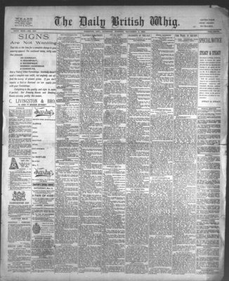 Daily British Whig (1850), 5 Nov 1892