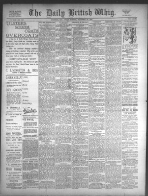 Daily British Whig (1850), 25 Nov 1892