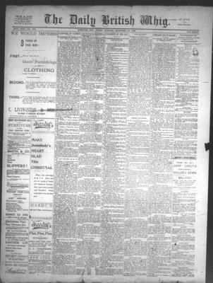 Daily British Whig (1850), 23 Dec 1892