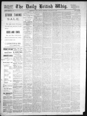 Daily British Whig (1850), 23 Jan 1891