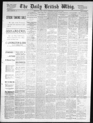 Daily British Whig (1850), 30 Jan 1891