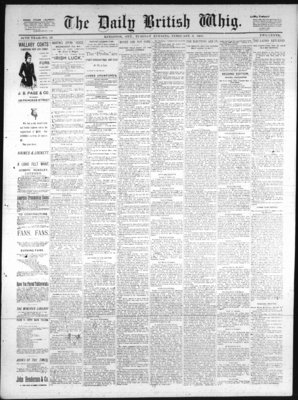 Daily British Whig (1850), 3 Feb 1891