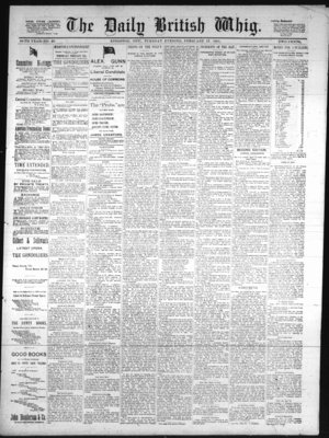 Daily British Whig (1850), 17 Feb 1891