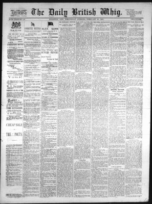 Daily British Whig (1850), 25 Feb 1891