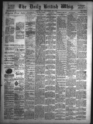 Daily British Whig (1850), 1 May 1891