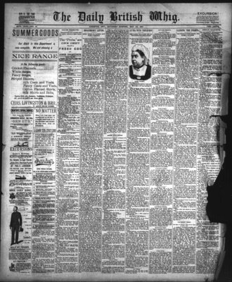 Daily British Whig (1850), 23 May 1891