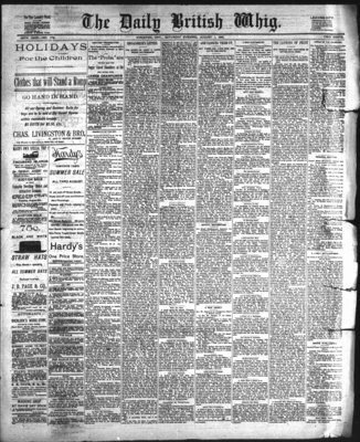 Daily British Whig (1850), 1 Aug 1891