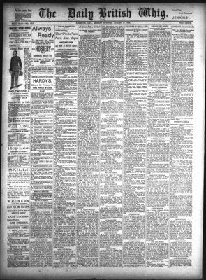 Daily British Whig (1850), 31 Aug 1891