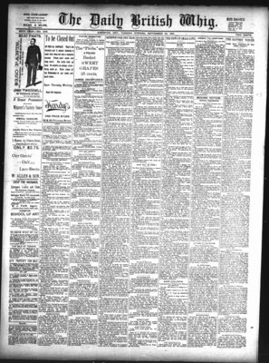 Daily British Whig (1850), 29 Sep 1891