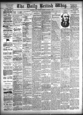 Daily British Whig (1850), 6 Oct 1891