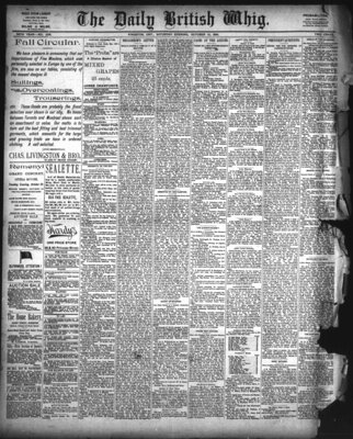 Daily British Whig (1850), 10 Oct 1891