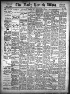 Daily British Whig (1850), 13 Oct 1891