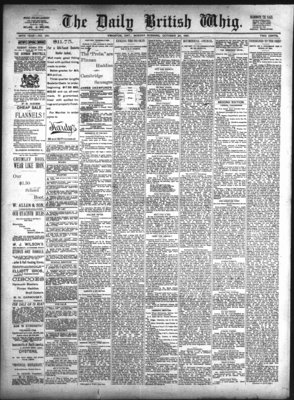 Daily British Whig (1850), 26 Oct 1891