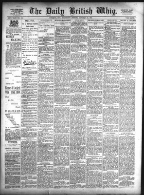 Daily British Whig (1850), 28 Oct 1891