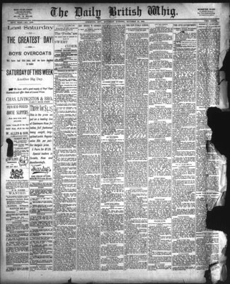 Daily British Whig (1850), 31 Oct 1891