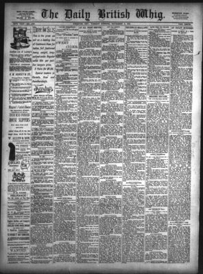 Daily British Whig (1850), 3 Nov 1891