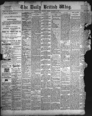 Daily British Whig (1850), 5 Dec 1891