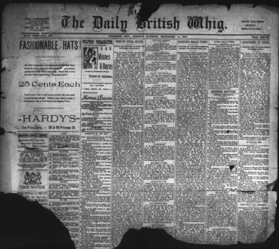 Daily British Whig (1850), 14 Dec 1891