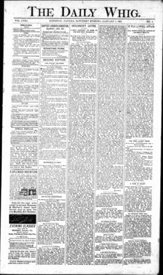 Daily British Whig (1850), 5 Jan 1889