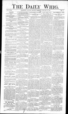 Daily British Whig (1850), 14 Jan 1889