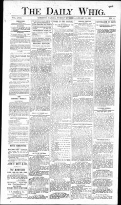 Daily British Whig (1850), 15 Jan 1889