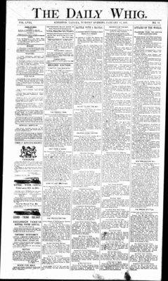 Daily British Whig (1850), 22 Jan 1889