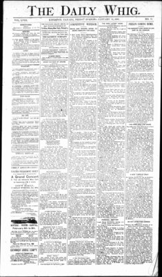 Daily British Whig (1850), 25 Jan 1889