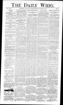 Daily British Whig (1850), 29 Jan 1889