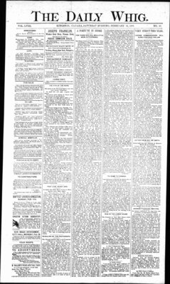 Daily British Whig (1850), 16 Feb 1889