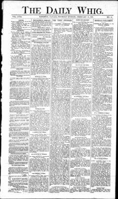 Daily British Whig (1850), 21 Feb 1889