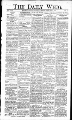 Daily British Whig (1850), 27 Feb 1889