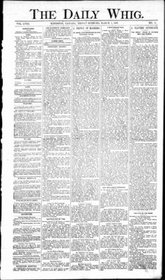 Daily British Whig (1850), 1 Mar 1889