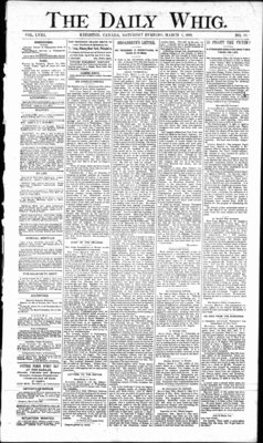 Daily British Whig (1850), 2 Mar 1889