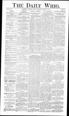 Daily British Whig (1850), 15 Mar 1889