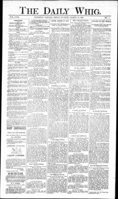 Daily British Whig (1850), 29 Mar 1889