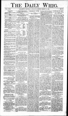 Daily British Whig (1850), 30 Mar 1889