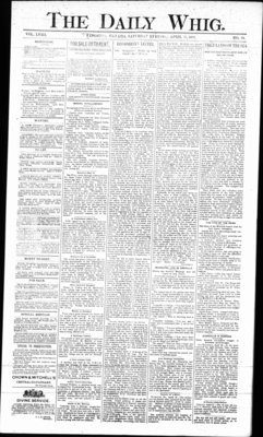 Daily British Whig (1850), 27 Apr 1889