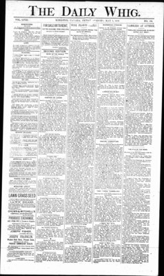 Daily British Whig (1850), 3 May 1889