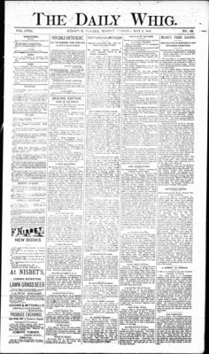 Daily British Whig (1850), 6 May 1889