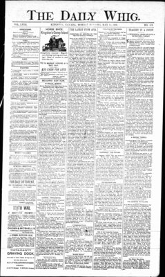 Daily British Whig (1850), 13 May 1889