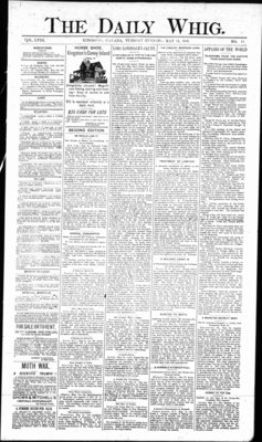 Daily British Whig (1850), 14 May 1889