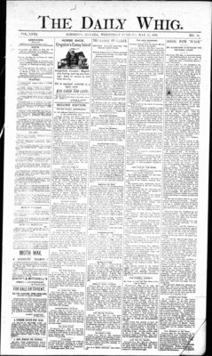 Daily British Whig (1850), 15 May 1889