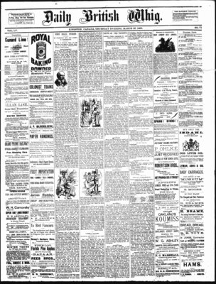 Daily British Whig (1850), 25 Mar 1886