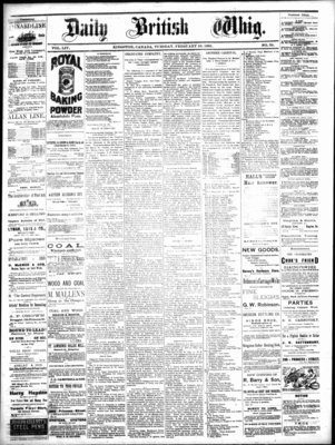 Daily British Whig (1850), 10 Feb 1885