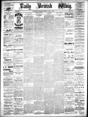 Daily British Whig (1850), 1 May 1885