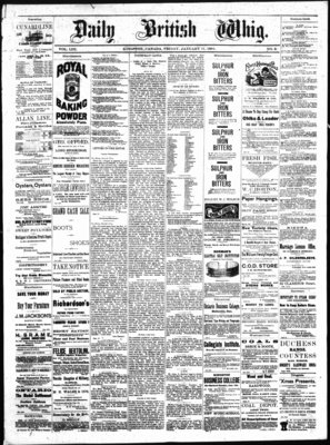 Daily British Whig (1850), 11 Jan 1884