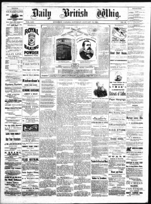 Daily British Whig (1850), 19 Jan 1884